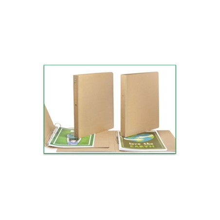 Cartella a 2 anelli diam 30mm Kraft avana I Love Green